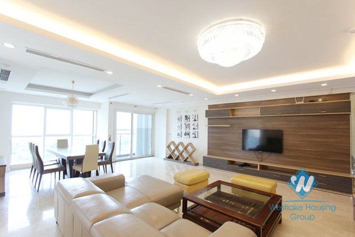 Large size wonderful apartment for rent in Ciputra Compound, Tay Ho, Hanoi